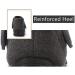 Women's Diabetic Slippers | Comfortable Furry Home Shoes for Arthritis & Edema | Memory Foam | Black 10 Wide - Buy Online on GoSupps.com