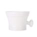 Shaving Bowl Foam ABS Bowl Cup Mug Tool Cream Bowl Smooth Foam Shaving Cream Bowl Shaving Bowl Durable Plastic Shaving Bowl Man Barber Salon Use(White)