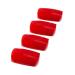 Brishow Short Press On Nails - Red Ballerina Acrylic False Nails (24 Pieces) for Women & Girls - Pure Color Stick-On Artificial Nails - Buy Online on GoSupps.com