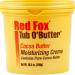 Red Fox Tub O'Butter Cocoa Butter Moisturizing Creme 14 oz (Pack of 2)