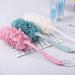 Veewon Long Handle Bath Brush Back Scrubber - Blue | Shower Body Brushes Sponge for Exfoliation & Cleansing - Buy Online on GoSupps.com