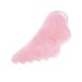 NOLITOY Quartz Wing Scraping Board Guasha Comb Full Body Massager Face Tools Rose Quartz Gua Sha Back Gua Sha Board Scraping Massage Tool Scrapper Scrapping Accessories Pink Foot