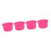 Coheali 4 pieces of wax melting shell Warmer Hair remover Tool silicone container Wachperlenf lmer Silicone mixing cup wax melting container meltwax silicone shell wax4st 12x12cmx4pcs