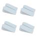 NOLITOY 4 Pairs Invisible Inner Booster Pad Lift Height Insoles Shoe Inserts for Height Invisible Shoe Heel Cushion Shoe Lifts for Height Shoe Filler Heighten Foam Student White Raise Pad White 13.5X5.4CM