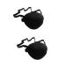 HAPINARY 2pcs Lazy Eye Patch Blindfolds for Pirate Patch for Pirate Eye Patches for Black