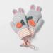 Kids Toddlers Knitted Gloves Mittens with String | Fleece Lined Winter Warm Mittens | Cartoon Cosy Full Finger Gloves | Xmas Gift for Ages 0-3 | Gray - Buy Online on GoSupps.com
