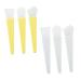 Angoily 2 Sets Mask Brush Cosmetic Beauty Tool Skincare Mask Foundation Brush Makeup Spoon Mud Mask Diy Makeup Facial Brush Facial Mud Brush Nursing Pp Sector Silicone Brush Miss