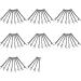 Benoon Black Jumbo Bobby Hairpins - 60 Metal Wave-Shaped Clips | Flat Lace Style Hairpins for Salon & Everyday Use - Buy Online on GoSupps.com
