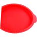 Zerodeko 1pc Muffin Top Pans for Baking Reusable Silicone Baking Cups Cookie Molds Candy Molds Non Stick Silicone Mold Fondant Mold Hand Mold Circle Cookie Cutters Gummy Mold Cake Chocolate 31 X28.5CM Red - Buy Online on GoSupps.com