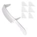 zabeto 1Set Positioning Comb Barber Hair Cutting Comb Salon Hairdressing Clipper Curved Comb for Men Hair Styling Tool White