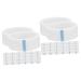 Mipcase 40 Rolls Colored Duct Tape White Tape Basics Masking Tape Lash Supplies for Eyelash Extensions Tape for Eyelash Extensions Fake Eyelashes Easy to Tear Non-woven Fabric