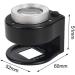 Magnifying Glasses LED Pocket Magnifying Glass 30X Sewing Magnifier Jewelers Loupe with Scale for Textiles Jewelry Antiques Stamps Observation Inspection - Buy Online on GoSupps.com