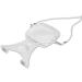 Magnifying glass for hanging magnifying glass 2x magnification white