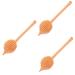 Gleavi 3st hammer neck massage device body massage device shoulder massage device Neck-shoulder massager pin. Handing tools Massage supply The shoulder TPR soft glue 31x6.5x4cmx3pcs Gelbx3st