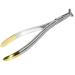 MuskalMed Dental Distal End Bending Plier Orthodontic NiTi Bender Forceps  Orthodontic Arch Wire Cinch Back Plier Hammerhead with Serrated for Dentist  Dental Students