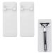 NHPY 2 piece of razor holder shower bracket razor razor bracket shower waterproof holder for razor self -adhesive bathroom razor holder razor holder shower without drilling