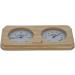 Premium Wooden Frame Sauna Thermometer & Hygrometer for Perfect Climate Control - Shop Internationally - Buy Online on GoSupps.com