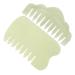 Oatipho 2st Jade Kamm Manueller Gua Sha-Kamm Face Gua Sha Stein Chinese scraping tools Gua-Sha-Brett Broad tooth head skin tool scratch massager xiuyu scratch board handy