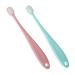 FRCOLOR 2pcs Toothbrush Tooth Cleaning Brush Infant Tooth Cleaner Baby Shower Gift Baby Brush Toothbrush
