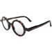 Moley London Round Reading Glasses 2.0x | Stylish Men's Women's Unisex Readers | Spring Hinges Gloss Brown Tortoiseshell - Buy Online on GoSupps.com
