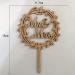 Losuya Mr Mrs Cake Topper Rustic Wood Wedding Party Engagement Decoration Favor - Buy Online on GoSupps.com