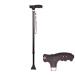 Walking Stick for Old Man Elderly Telescopic Stable Non-Slip Lightweight Height Adjustable with Led Light Black Crutch for Men or Women Injured Disabled Crutches Hello Independence