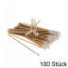 100x 15 cm Cotton Swabs - Kosmetex Wooden Stick with Cotton Head - Ideal for Beauty & Hygiene - Buy Online on GoSupps.com
