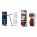 King C. Gillette Razor Hobel men razor + 5 razor blades & beard care Razor brush men with soft bristles and wooden handle shaving experience at barber level gift for men razor + 5 razor blades bundle with razor brush