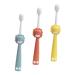 Coolhiya 3 pieces of children's toothbrush travel children's toothbrush children's accessories toddom toothbrush at the age of 3 12 years practical toothbrush manual children's toothbrush manual