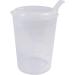 Medi-Inn 250ml Beak Cup Set - 5 Lower Parts & 10 Lids (12x10mm & 4x4mm) | Transparent | International Shipping - Buy Online on GoSupps.com