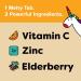 Renzo's Kids Vitamin C with Elderberry & Zinc - Vegan, Zero Sugar, Non-GMO Orange Chewables | 60 Melty Tabs - Buy Online on GoSupps.com
