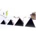 Crystal Rough Stone 1pcs Natural Arrival Black Obsidian Pyramid Crystal for Protection Home Desk Decoration Fengshui Balance Gemstone Decoration - Buy Online on GoSupps.com