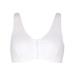 XWSM breast prosthesis bag closure front post surgical cotton fox mastectomy BH thin underwear women Top vest BH 42/95 (ABC) white