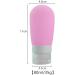 Perfecbuty 4PCs Portable Travel Silicone Set - BPA-Free TSA Approved Containers for Shampoo Shower Gel Lotion & Body Care | International Shipping Available - Buy Online on GoSupps.com