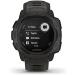 Garmin Instinct Graphite Outdoor Watch with GPS, Glonass, Galileo, Heart Rate Monitoring, Compass - Buy Online on GoSupps.com