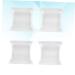 Lurrose Silicone Toe Valgus Separators - 2 Pair H-Shaped Splitter Bunion Corrector | Foot Adjuster & Protector - White 3x2.8cm - Buy Online on GoSupps.com
