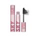 4d Lengthening Curling Mascara 5d Waterproof Lengthening Curling Mascara Black Waterproof Smudge Proof Long Lasting Thicking Curling Mascara (2pcs)