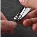VNDEFUL 2PCS Stainless Steel Nail Clippers Set - Slanted Edge Manicure Pedicure Trimmer, Silver - Buy Online on GoSupps.com