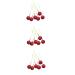 ABOOFAN 300 Pcs Artificial Holly Berry Red Fake Berry Home Vase Filler Artificial Berries Decoration Christmas Flower Floral Stem Home Decorations Simulation Fruit Branch Household
