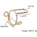 fdsmall Wudu Nail Rings Adjustable Fingernail Rings Reusable Metal Finger Nail Rings for Women No Glue Nails Jewelry Fingertip Gift Decorations for Wearing Manicure Nails (Gold) - Buy Online on GoSupps.com