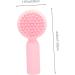 POPETPOP Silicone Face Brush Pore Scrubber Hand Scrubber Silicone Face Exfoliator Face Scrub Brush Facial Brush Face Scruber Facial Scrubber Cleansing Brush Pink Silica Gel Double Sided 3d 11x5cm Pink - Buy Online on GoSupps.com
