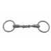 AMKA snaffle bit double broken solid stainless steel thickness 18 mm rings 65 mm up to 17.5 cm 13.5