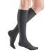 Compression stockings mediven elegance - AD knee highs / KKL1 / VII / anthracite / open toe / short / without adhesive band
