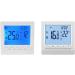 MOMOJIA Programmable Thermostat - Electric Heating Floor Temperature Controller for Water/Gas Boiler with White/Blue Backlit Display - Buy Online on GoSupps.com