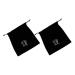 DRESSOOS 2pcs hair dryer bag drawstring travel Velvet bag hair tools travel bag