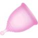 Pink Silicone Menstrual Cup - Reusable Soft & Flexible Eco-Friendly Design - Buy Online on GoSupps.com