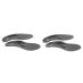 Healvian 2 Pairs Orthotic Insoles Massage Insert Foot Arch Support Sweat Absorbent Insole Sneaker Insole Absorbing Shoe Insert Running Shoe Inserts Sports Shoes Leather Pad Men and Women