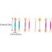 VINTORKY 120pcs Double Ended Eye Shadow Stick Eyeshadow Wand Crease Brush Eyeshadow Concealer Makeup Plastic - Buy Online on GoSupps.com