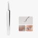 BEUKING Stainless Steel Blackhead Acne Extractor Tool - Blemish Nipper for Pimple Removal | Curved Tweezers - Silver - Buy Online on GoSupps.com