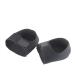 Heel Grips Ok cloth Heel Cups Shock Absorption for Heel Pains Adult Breathable Walk for Plantar Fasciitis and Heel Blister Prevention(Black(without printing) Medium)